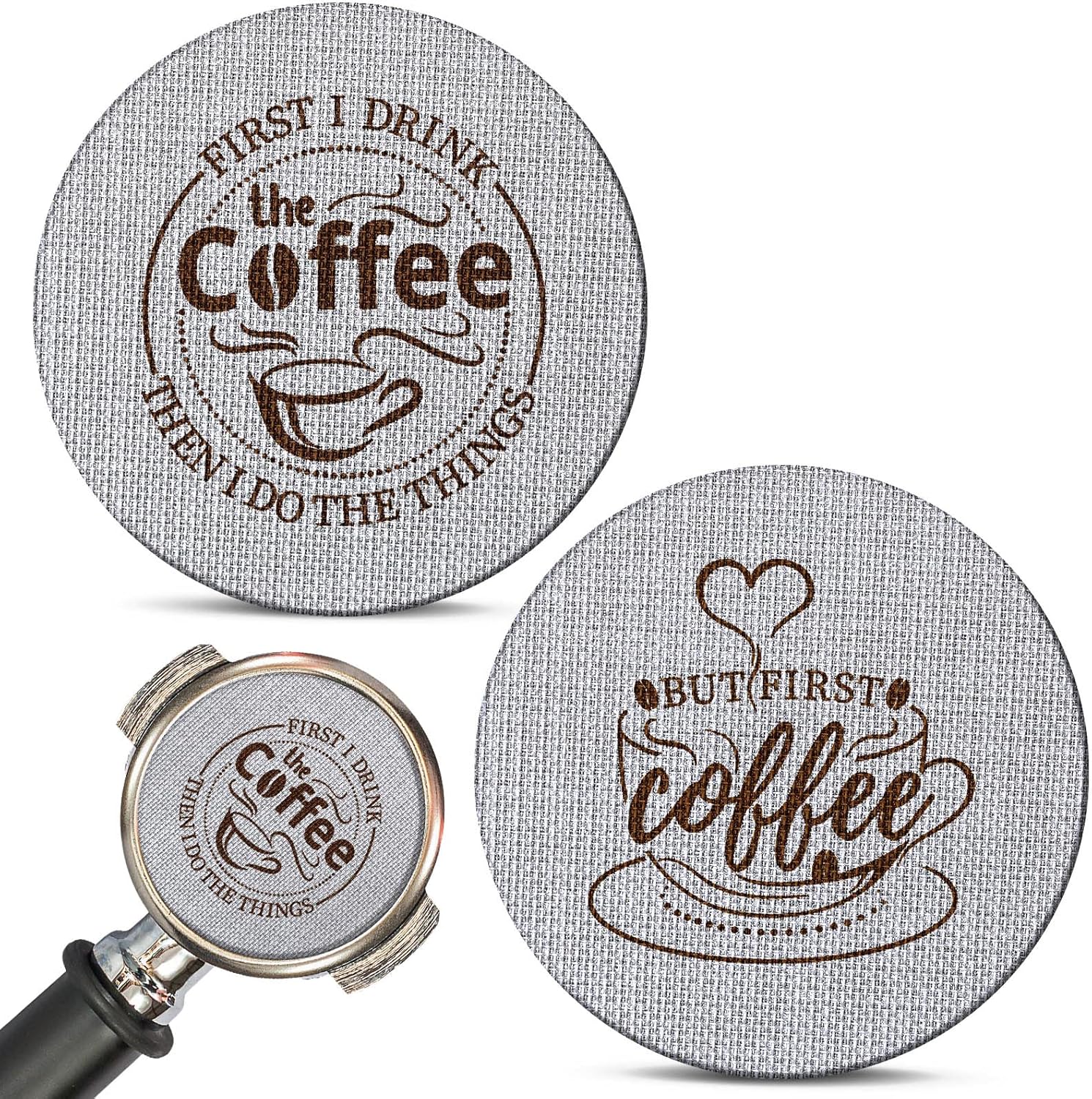 Yaomiao 2 Pieces 58.5mm Espresso Puck Screen, 1.7mm Thickness 150 Micrometre Reusable Barista Espresso Screen Stainless Steel Coffee Filter Mesh Plate for Bottomless Portafilter Filter Basket