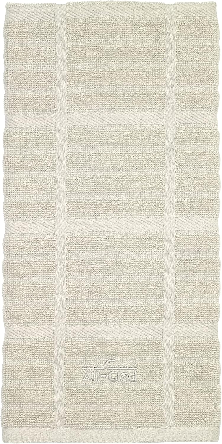 All-Clad Solid Kitchen Towel: Highly Absorbent, Super Soft Long Lasting - 100% Cotton, 17