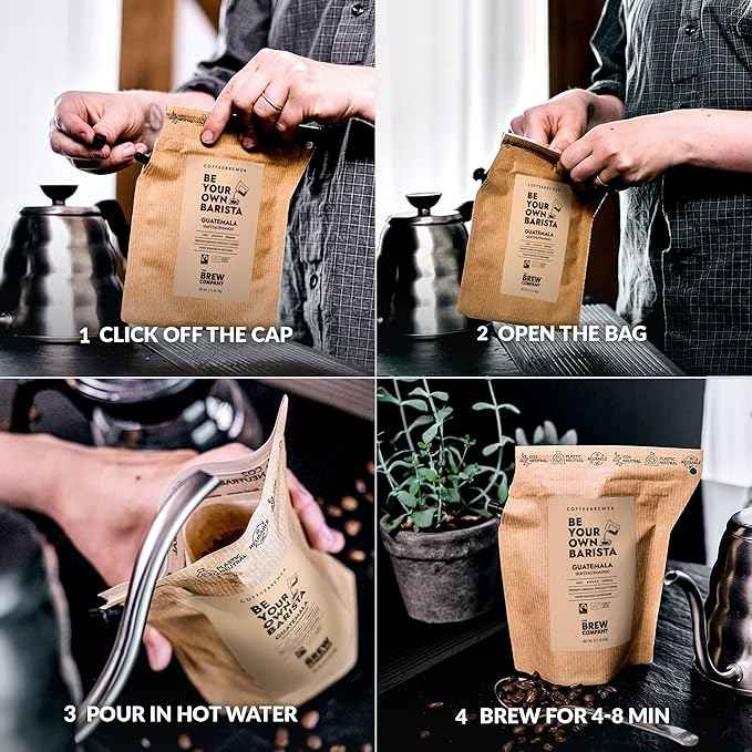Original Gourmet Coffee Gift Set for Men & Women - 14 World's Finest Single Origin Specialty & Organic Coffees in Innovative Brewers | Sampler Box for Coffee Lover to Brew & Enjoy Anytime, Anywhere