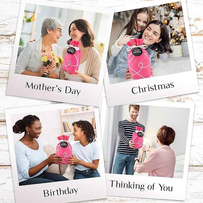 Gifts For Mom - Tea Lovers Gift Basket, Set Includes Temperature Retention Cup 12 Special Blend Teabags & Honey Presented in Beautiful Gift Bag For Mothers Day, Birthday, Get Well, Thinking of You Care Package
