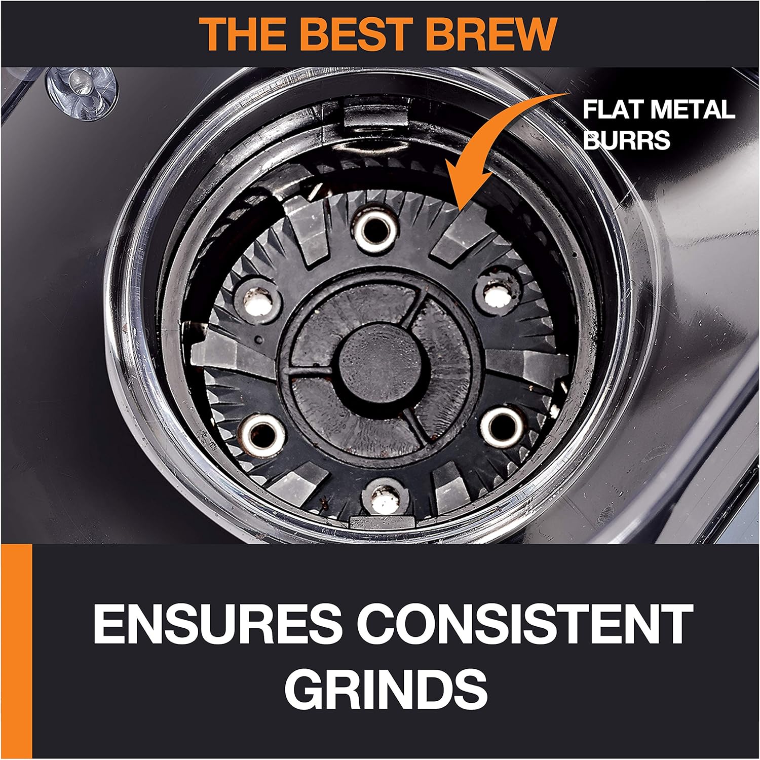 KRUPS Precision Burr Coffee Grinder: 12 Settings, 8 oz Capacity for Drip, French Press, Espresso, Pour Over, Cold Brew - Stainless Steel, 110W, Auto-Stop, Easy Clean - Blissbrew