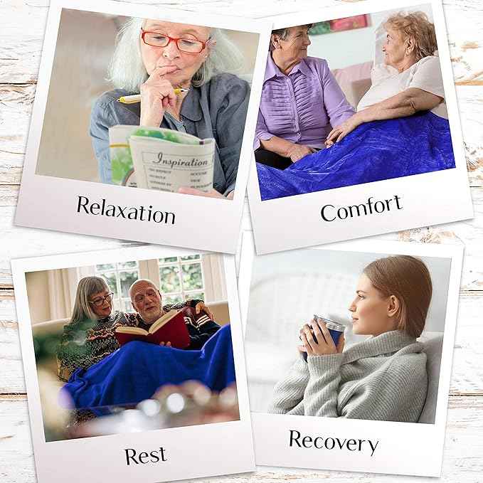 Get Well Soon Gifts for Women or Men - Gift Set Includes Luxury Blanket, Temperature Retention Cup, TLC Tea Kit & Inspirational Word Search Book - After Surgery, Thinking of You Care Package