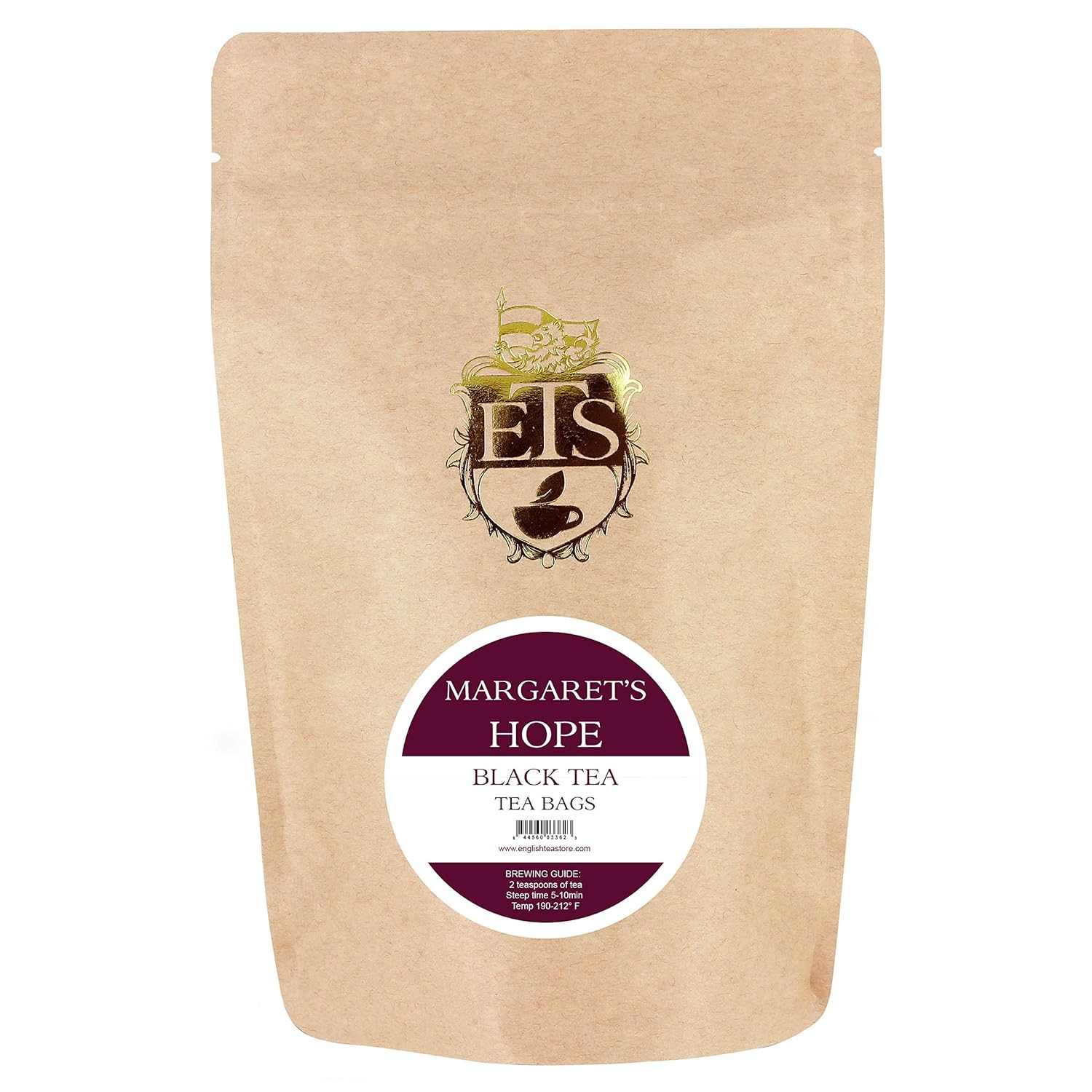 Margaret's Hope Darjeeling Tea Bags | Premium 2nd Flush Muscatel Black Tea | Loose Leaf Flavor in Convenient Bags | Elegant Gift for Tea Lovers | 25 Count Pouch | English Tea Store