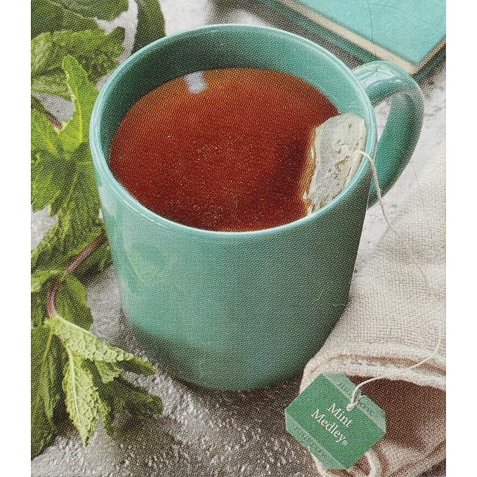 Bigelow Tea Mint Medley Herbal Tea, Caffeine Free Mint Tea with Spearmint and Peppermint, 20 Count Box (Pack of 12), 120 Total Tea Bags