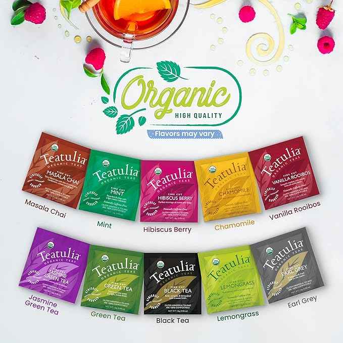 Organic Tea Gift Set with Portable Kettle (25 Piece) Tea Lovers Basket for Women or Men | Birthday Present (Christmas Xmas Mom Mother Teacher Co-Worker)