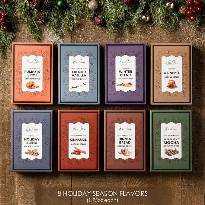 Coffee Gifts Set For Coffee Lovers - Ground Coffee Sampler Gift Set For Women & Men - Women Gift