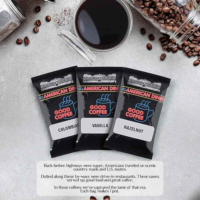 Tea and Coffee Lovers Gift Set - Includes Temperature Retention Cup, 3 Fresh Roasted Full Pot Ground-Coffee Samplers, 6 Special Blend Teabags & Honey Presented in Beautiful Gift Bag For Women & Men