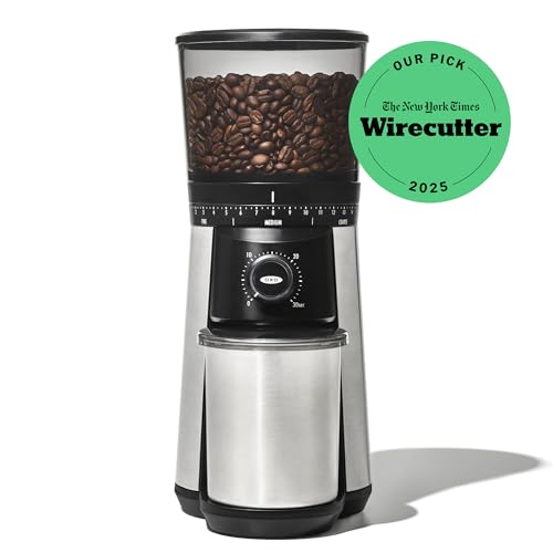 Brew Conical Burr Electric Coffee Bean Grinder (Silver)