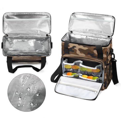 Maker Carring Bag Camo Coffee Travel Carrying Storage Tote Bag (Print 24)