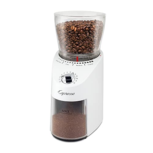Infinity Plus Conical Burr Grinder (White / 11 oz (Pack of 1))