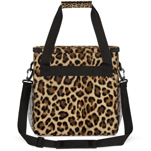 Leopard Brown Coffee Maker Carring Bag with Keurigs K (C 001)