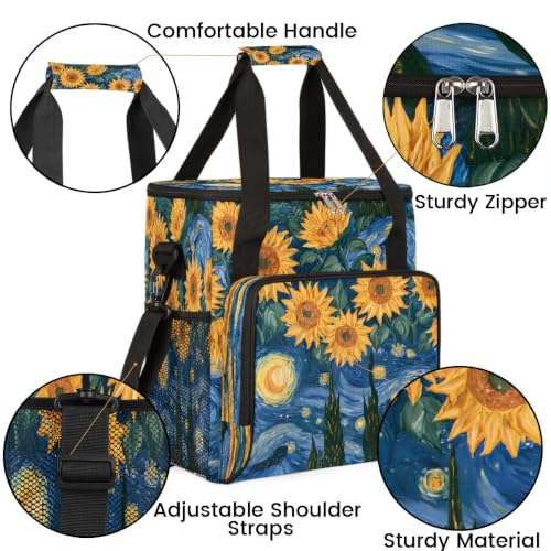 Maker Carring Bag Painting Coffee Travel Carrying Storage Tote Bag (Print 10)