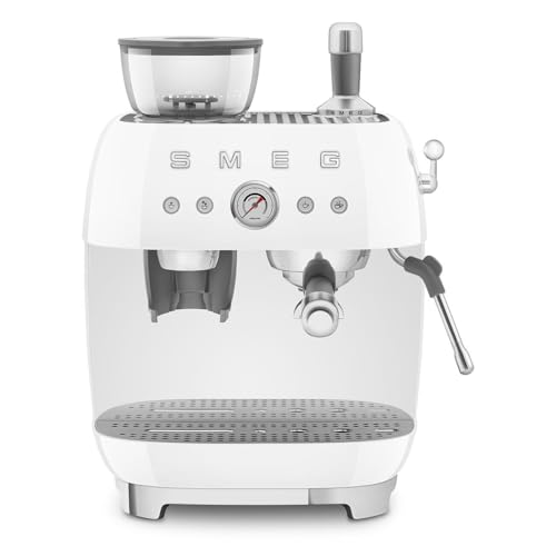 EGF03 Semi Automatic Espresso Machine with Built (8.8 oz / White)