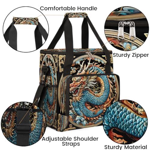 Maker Carring Bag Dragon Coffee Travel Carrying Storage Tote Bag (Print 1)
