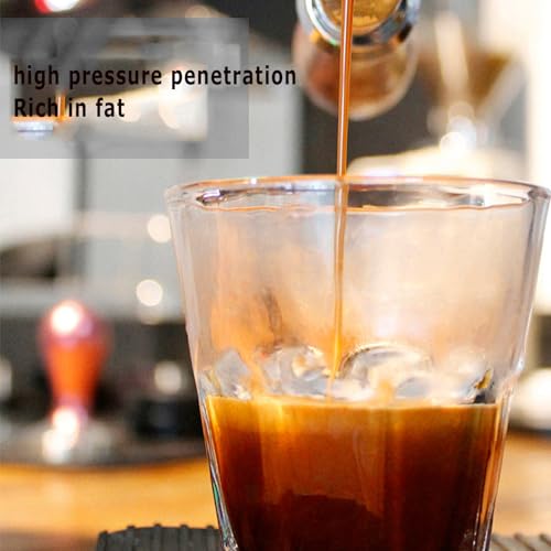 Manual Lever Espresso Maker with Oil Pressure Gauge