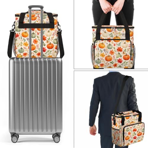 Maker Carring Bag Fall Leaf Coffee Travel Carrying Storage Tote Bag (Print 16)