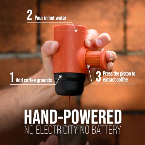 Minipresso GR2 Portable Coffee Maker For Ground Coffee (Copper Clay)