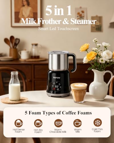 5 in 1 Milk Frother Electric