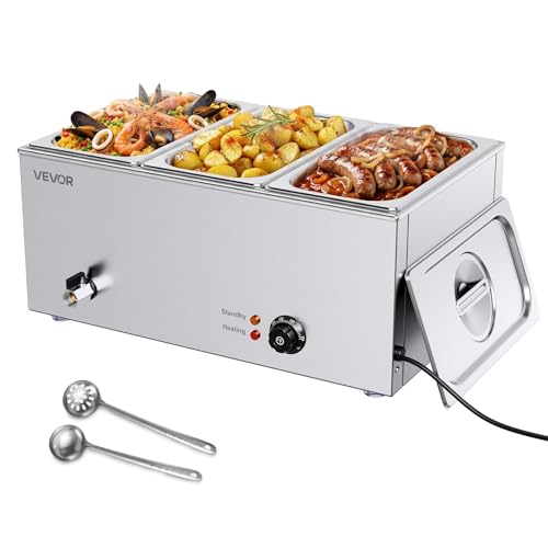 3 Pan Commercial Food Warmer (3x1/3Pan ;24QT)