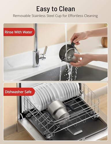 Milk Frother & Steamer (Steely)