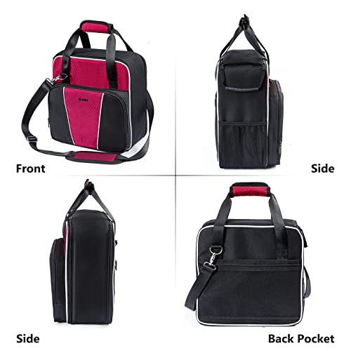 Travel Coffee Maker Bag for Keurig K (Red-Black / Fit for K-Mini)