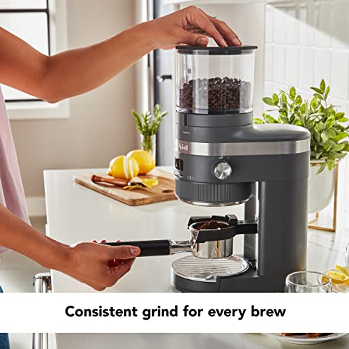 Burr Coffee Grinder (Charcoal Grey / 10 Ounce)