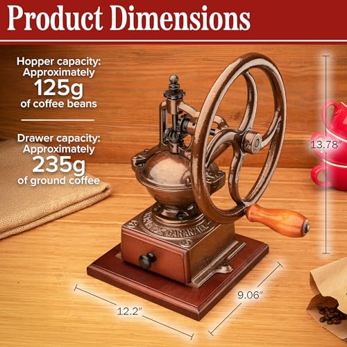 Manual Burr Coffee Grinder (Copper)