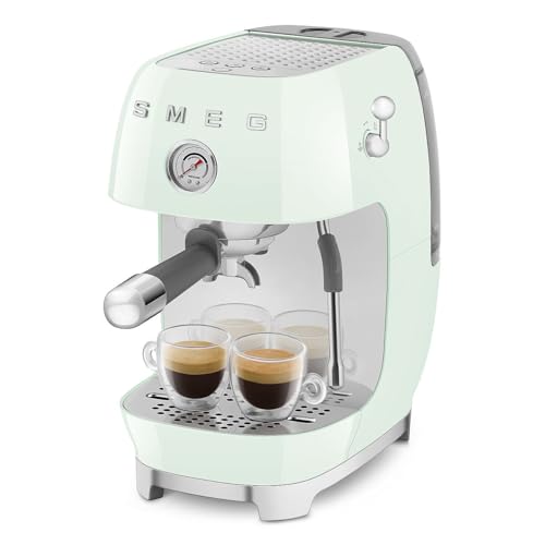 ECF03 Made in Italy Retro Espresso Machine with Cold Brew (Standard / Pastel Green)