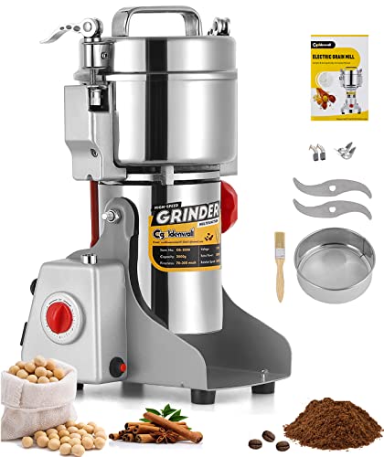 700g Electric Grain Grinder Mill Safety Upgraded 2400W High (700g Swing Type)