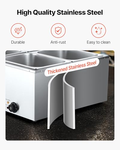 Commercial Food Warmer (4x1/2Pan;48QT)