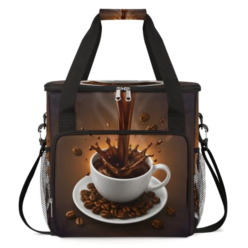 Coffee Maker Carring Bag Travel Carrying Storage Tote Bag Compatible (A07:Coffee Cup)