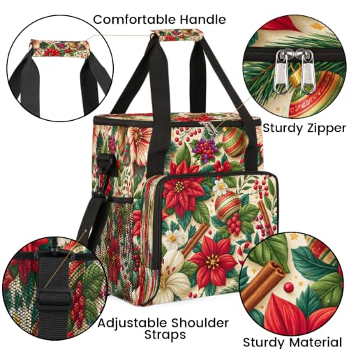 Maker Carring Bag Christmas Coffee Travel Carrying Storage Tote Bag (Print 18)