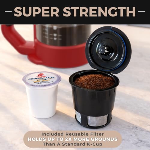 Micro Café Brewer Compact Coffee Maker for K (Red)