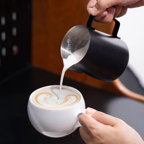 2 Pack Matte Black Milk Frothing Pitcher