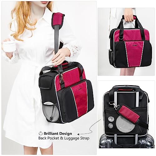 Travel Coffee Maker Bag for Keurig K (Red-Black / Fit for K-Slim)