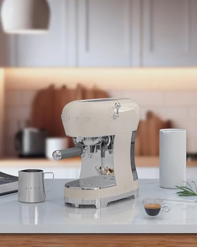 ECF02 Italian Espresso Machine (13" / Cream)