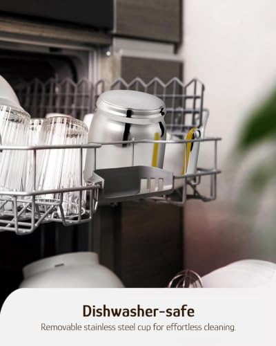 Electric Milk Frother & Steamer (Floral Printed)