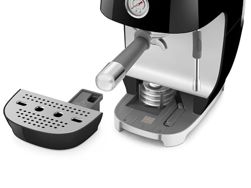 ECF03 Made in Italy Retro Espresso Machine with Cold Brew (Standard / Black)
