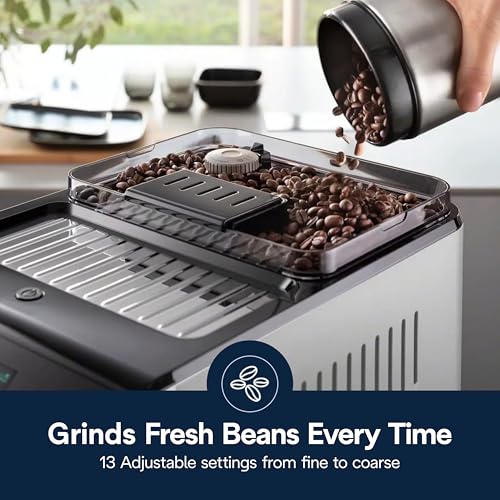 Eletta Explore Espresso Machine with Coffee Grinder (Silver)