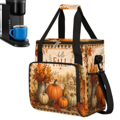 Autumn Pumpkin Coffee Maker Carring Bag with Keurigs K (C 013)