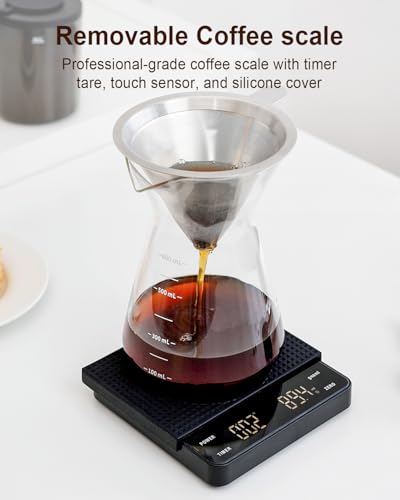 Conical Burr Coffee Grinder With Scale For Home Use