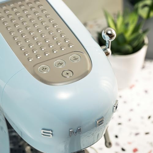Manual Espresso Machine with Steam Wand (13" / Pastel Blue)