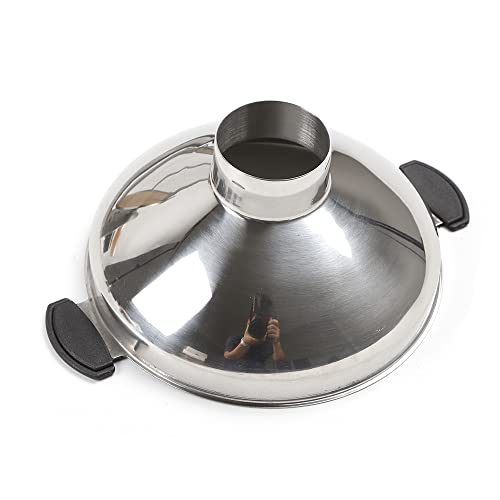 Coffee Roaster Coffee Bean Roasting Machine Small Household Gas Stove Coffee Bean Roasting Machine with Wooden Handle 1 Pound Capacity Glass Transparent Visible for Home Use