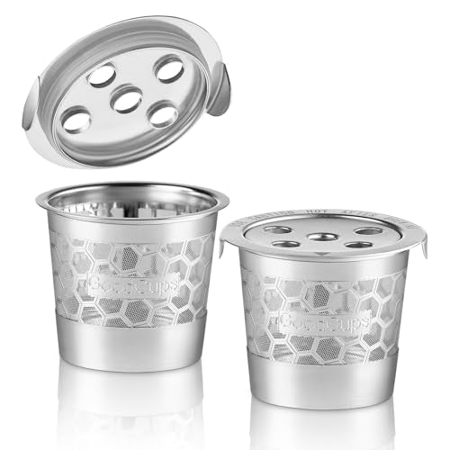 2 Stainless Steel Reusable K Cups for Keurig K Supreme