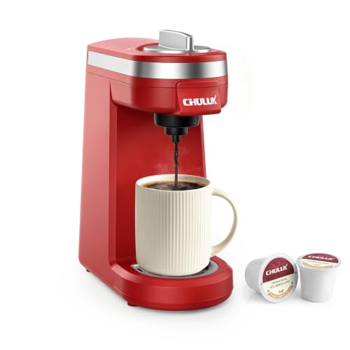Single Serve Coffee Maker for K Cup Pod (Red)