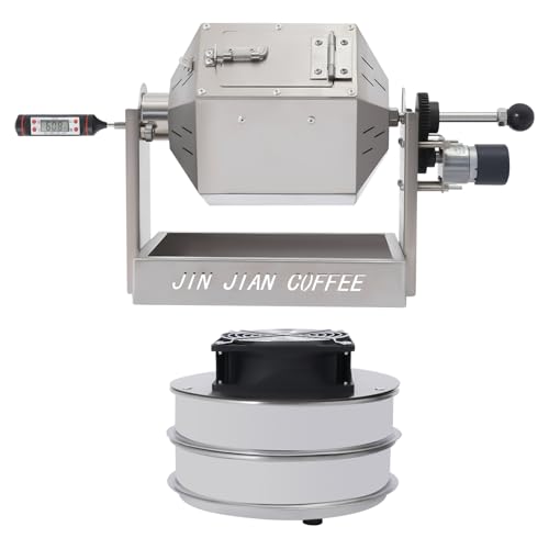 Stainless Steel Coffee Bean Roaster with Cooler