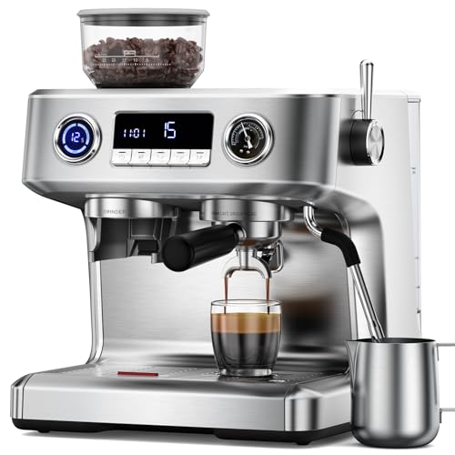 Dual Boiler Espresso Machine with Grinder