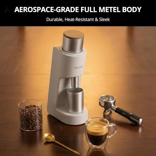 Single Dose Coffee Grinder (White)