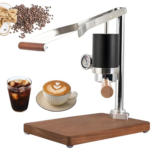 Lever Espresso Maker with Pressure Gauge
