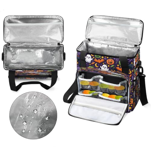Maker Carring Bag Halloween Coffee Travel Carrying Storage Tote Bag (Print 14)